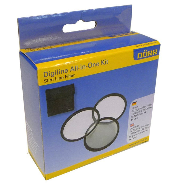 Kit de 3 Filtros D”rr 58mm UV, CPL, Close Up