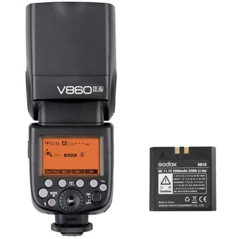 Flash Godox Ving 860 II TTL Para Sony con 2 baterías