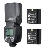 Flash Godox Ving 860 II TTL Para Sony con 2 baterías